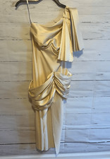 ASOS DESIGN sculpted cup one shoulder midi dress size 8