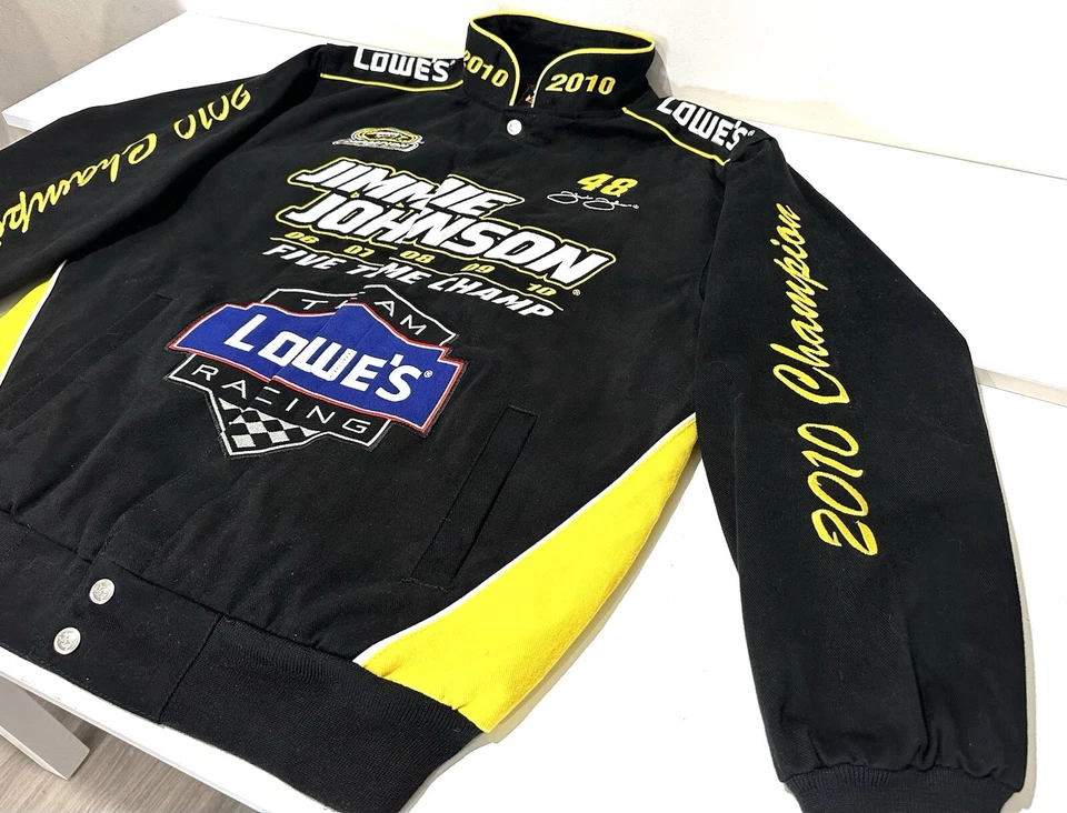 NASCAR Jacket Chase Authentics Jimmie Johnson #48 5 Time Champ Size Medium - Image 3 of 4