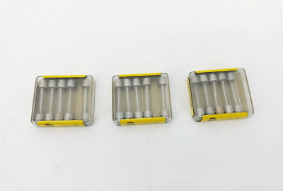 Lot of 15 New Bussmann MDL-1/2 Time Delay Fuses 1/2A 250VAC 1/4'' X 1-1/4''