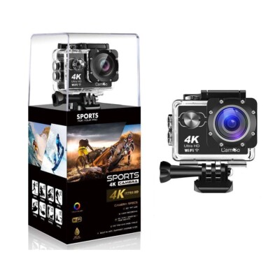 Action Camera 4K HD 16MP WiFi Waterproof 30M Sports Camera With 170° Wide Angle
