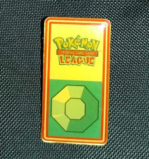1999 Original POKEMON LEAGUE TCG Pin/Badge NintendoOffic Pokemon95 96  98Rainbow