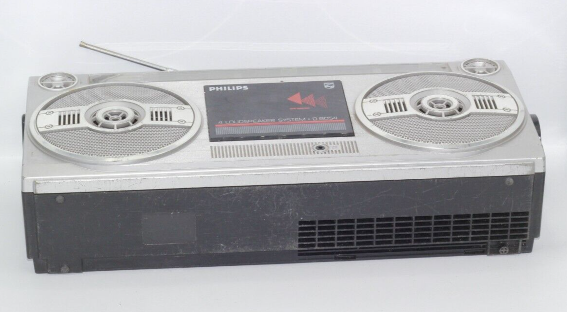 Philips D8054/00 vintage radio stereo cassette recorder boombox