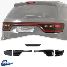 Car Taillight Panel Decor Cover Guard Trim Kit For Dodge Durango 14+ Accessories