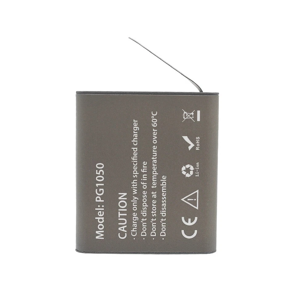 Batería de cámara de acción 3,7 V PG1050mAh - H9 H9R H3 H3R H8PRO H8R SJ4000 SJCAM M10 Foto 4 de 4