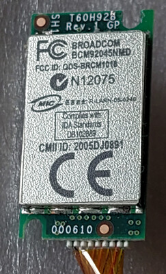 Broadcom BCM92045NMD Bluetooth 2.0-Modul T60H928 für Laptop