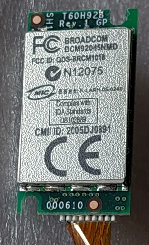 Broadcom BCM92045NMD Bluetooth 2.0-Modul T60H928 für Laptop