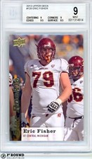 Eric Fisher BGS 9: 2013 Upper Deck Rookie Year Card #128