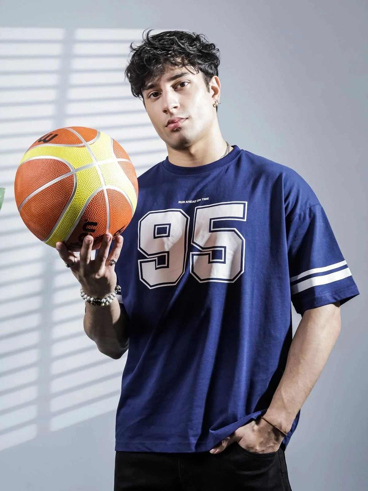 Unisex- Baseball 95 Logo Oversize Jersey Shirt- Comfortable To Wear High Quality