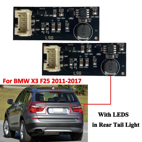 4Pcs LED Driver Replacement Board Tail Light for 2011-2017 BMW X3 F25 b003809.2 - Bild 3 von 10