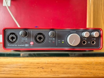 Focusrite Scarlett 6i6 Audio Interface (Incl power adapter and usb cable bundle)