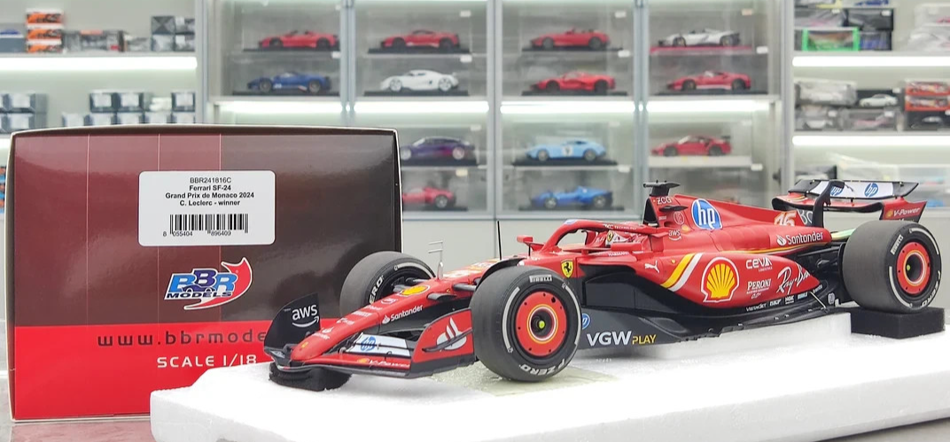 BBR Ferrari F1 SF-24 #16 – Charles Leclerc GP Australie 2024 – 1/18