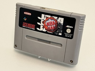 NBA Jam SNES Super Nintendo PAL NOE Original Modul getestet