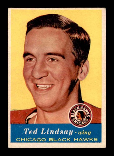 Ted Lindsay #21 1957 Topps card