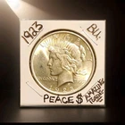 1923 Peace Silver Dollar☆Brilliant  Uncirculated☆Amazing Toning 🔥