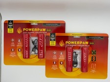 New LOT OF 2 PACKAGE POWER PAW 501 RECHARGEABLE HAND WARMERS 2 PACK IN EACH