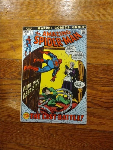 THE AMAZING SPIDER-MAN #115 COMIC BOOK (MARVEL, 1972) BRONZE AGE VG