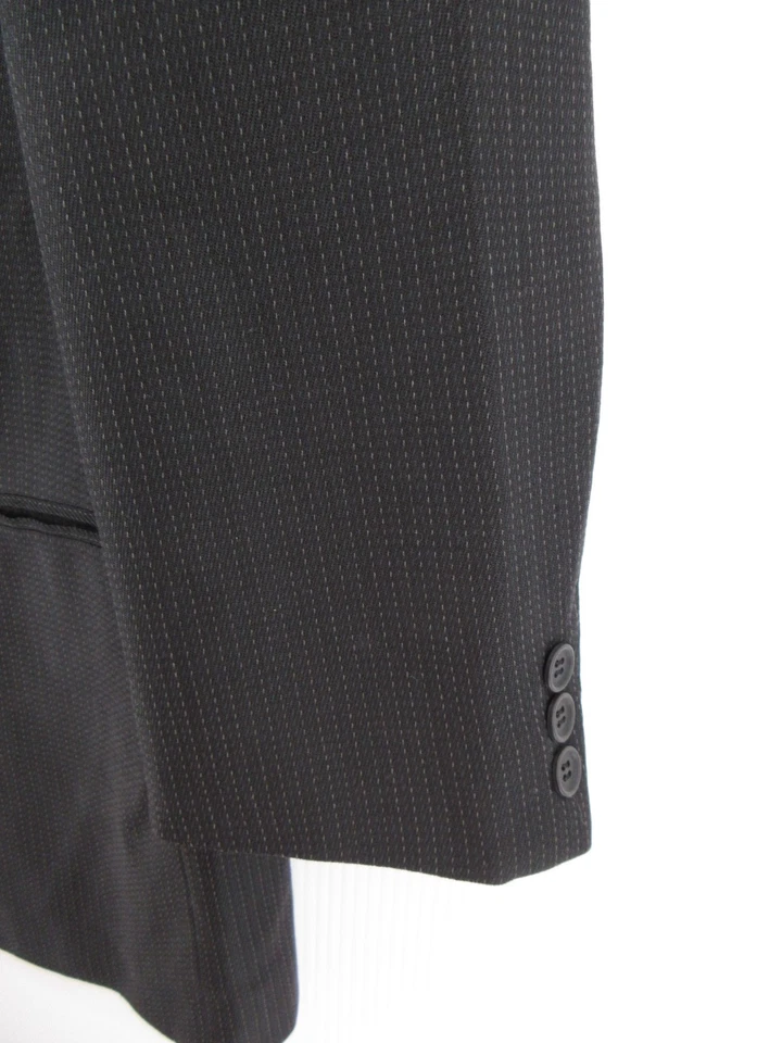 Abrigo Deportivo DE COLECCIÓN Giorgio Armani Hombres 44 Negro Mani Blazer Chaqueta de Lana Italia Foto 3 de 4