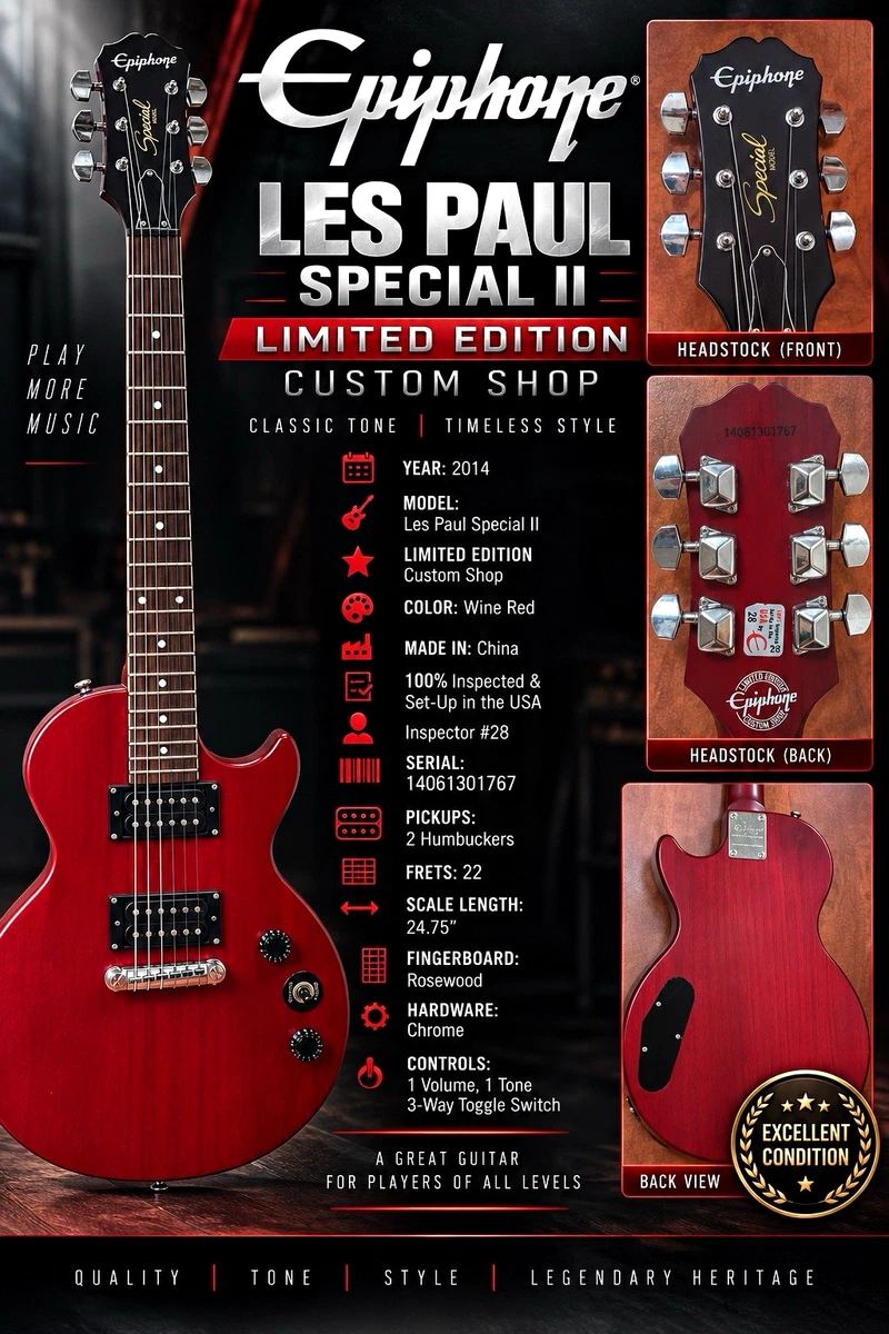 25+ Epiphone Les Paul Special Ii for sale | Updated Oct 2026