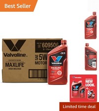 MaxLife High Mileage 5W-20 Synthetic Blend Motor Oil 1 Quart, Pack of 6 29.33 per gallon