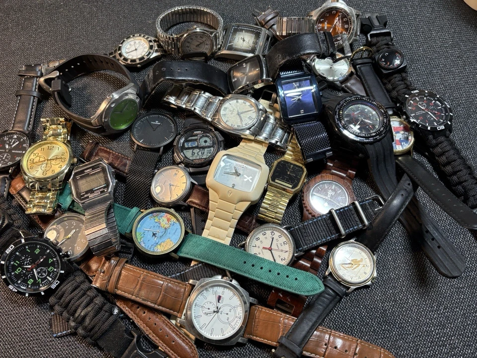 Мужские часы Bulova, Casio, Timex, Pulsar, Nixon лот (29) непроверенные, запчасти, ремонт - Изображение 2 из 4