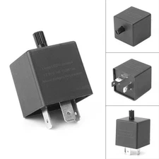 CF13 DC 12V 3-Pin Flasher Relay Car Motorcycle Adjustable Turn Signal Light Kit