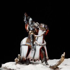 Knight of the Teutonic Order Painted Tin Toy Soldier Miniature Pre-Sale Art