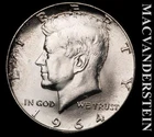 1964-D Silver Kennedy Half Dollar - Choice Gem Brilliant Unc  Toned  #L4908