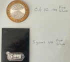 .999 Fine Silver Round & Bar - (Lot of 2) GREAT GIFTS