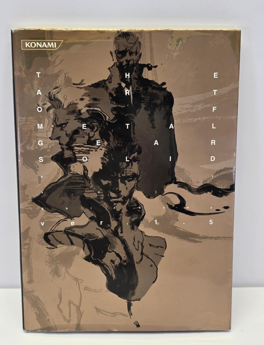 The Art of Metal Gear Solid by Yoji Shinkawa Ver. 1.5 Book Japan