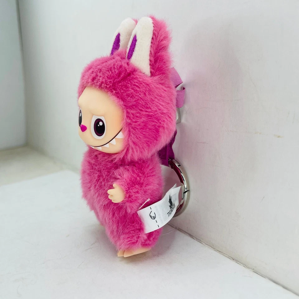 POP MART Labubu Los Monstruos Pin For Love Serie Mini Vinilo Peluche Muñeca Colgante Q Foto 3 de 4