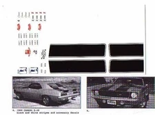 Fred Cady Decal  #4 To Do The 1969 Camaro Z-28