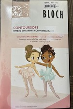 New Bloch Contoursoft T0982G Children's Convertible Tight-Child Size Large-Pink