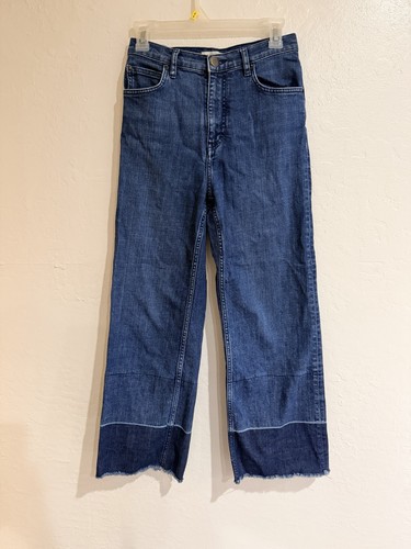 Maje Blue Denim Cropped Jeans