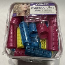 Conair Magnetic Hair Rollers  36-Pack for Long-Lasting Curls and Volume  61150