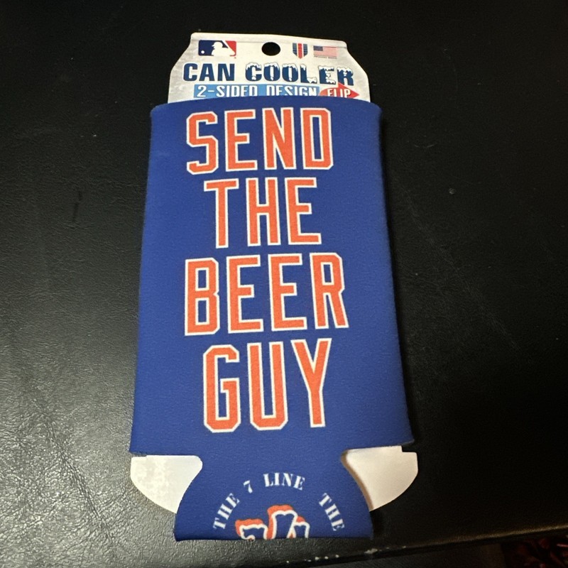 The 7 Line Army New York Mets “Send The Beer Guy” Beer Can Cooler Coozie 