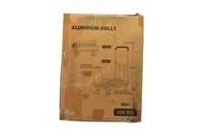 Aluminum Portable Platform Dolly Cart Folding Hand Truck 330 Lbs Capacity 891