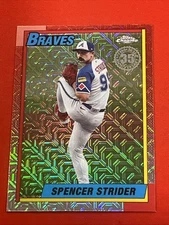 2025 Topps Series 2 SPENCER STRIDER 35th Anniv. Silver Pack Mojo #90ASC-107