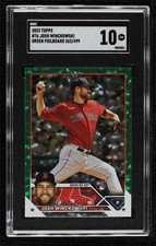 2023 Topps Series 1 Green Foil 262/499 Josh Winckowski #76 SGC 10 GEM 1u6