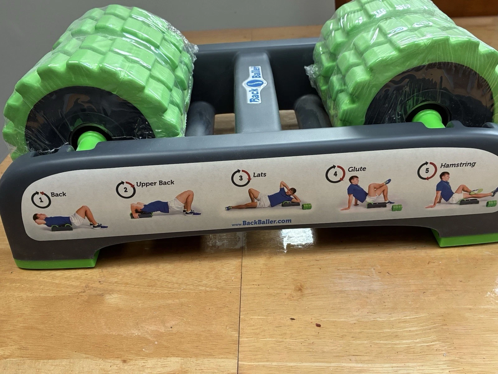 BackBaller Dual Mounted Smooth Foam Roller | Back Pain Muscle Relief |
Opens in a new window or tab