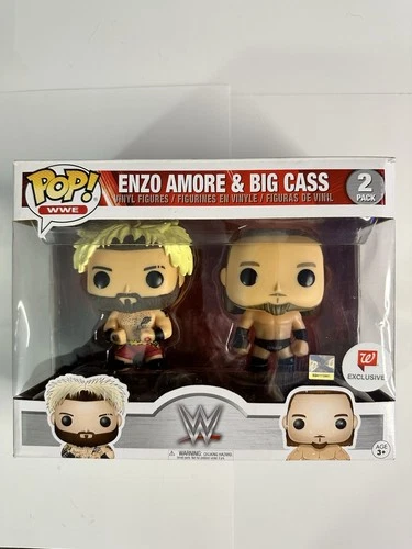 Funko Pop WWE Enzo Amore & Big Cass 2-Pack EXCLUSIVE Walgreens Wrestling TagTeam