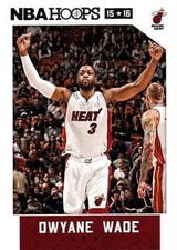 Dwyane Wade 2015-16 Hoops Basketball - #209 - Miami Heat