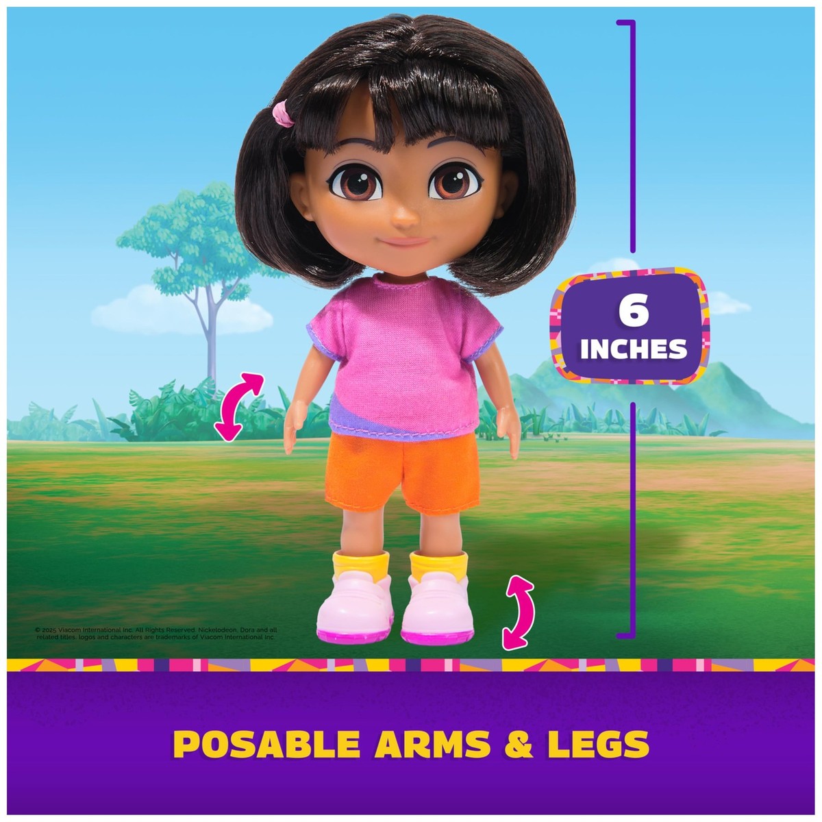 Dora, Best Friends Dora & Boots Set, 6-inch Doll with Clothes, 1