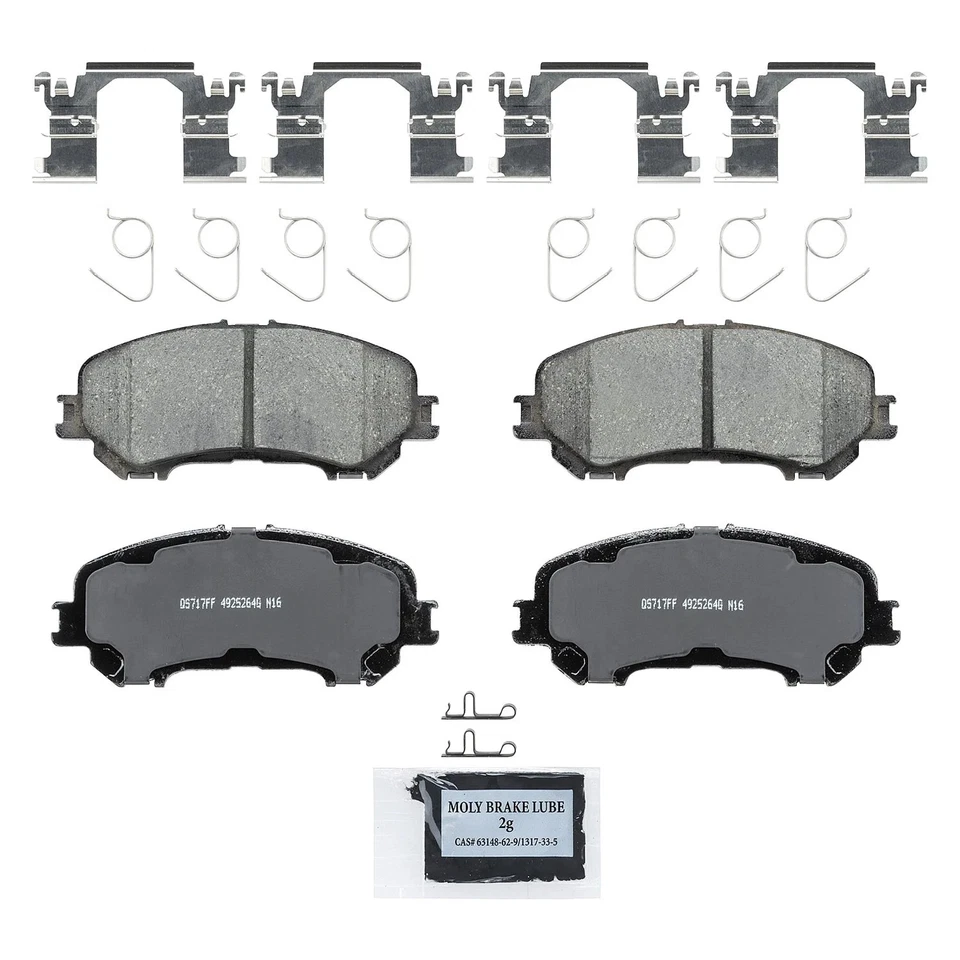 For Nissan Rogue 15-18 Wagner QuickStop Front & Rear Brake Kit w Ceramic Pads Foto 2 de 4