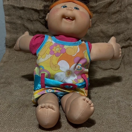 Cabbage Patch Kid Play Along Doll 2004 PA-25 Blue Eyes Brown Hair