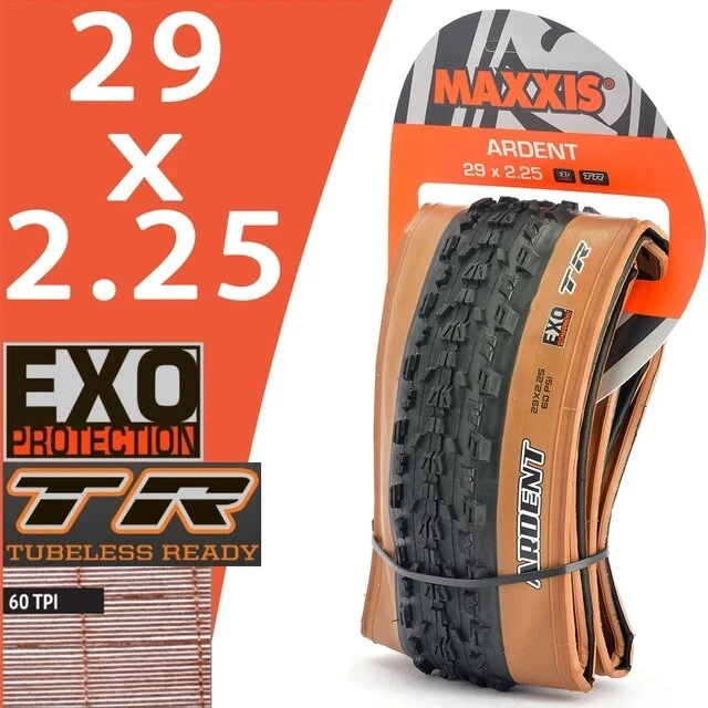 Maxxis Ardent DC/EXO/TR Tire, 29 x 2.25, Tubeless Folding, Black