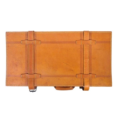 Vintage Giovanni Medium Lederkoffer Reisekoffer Vitrinenstück 19x11x7 Zoll - Bild 3 von 12