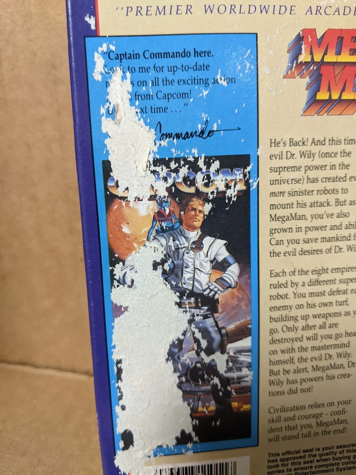 Megaman 2 Nintendo NES Коробочный Вариант - Без Конкурса Реклама/Полоса Mega Man II - Изображение 4 из 4