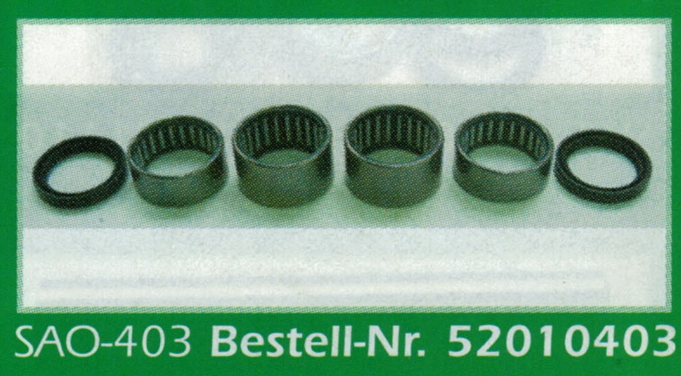 Kit roulements bras oscillant KAWASAKI Z 750 LTD SAO-403 52010403 pour pivot