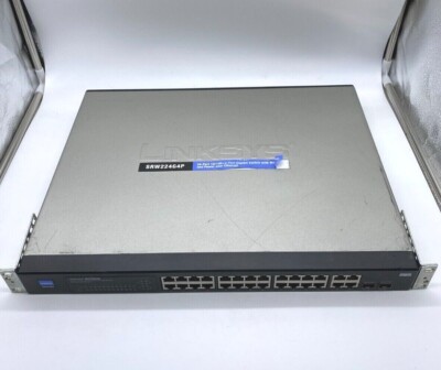 Linksys Cisco SRW224G4P 24 Port 10/100 + 4-Port Gigabit Switch 
