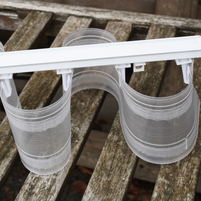 Translucent Wave Curtain Heading Tape 3" Deep 7 Metres for sale